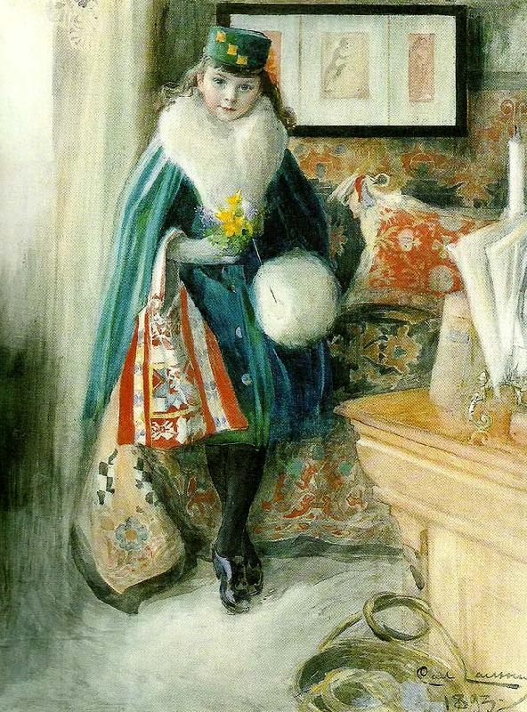 Carl Larsson fosterdottern-anna-maria France oil painting art